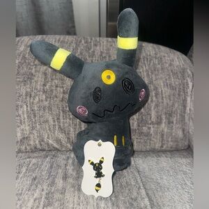 Umbreon Mimikyu Plushie and Enamel Pin Lot